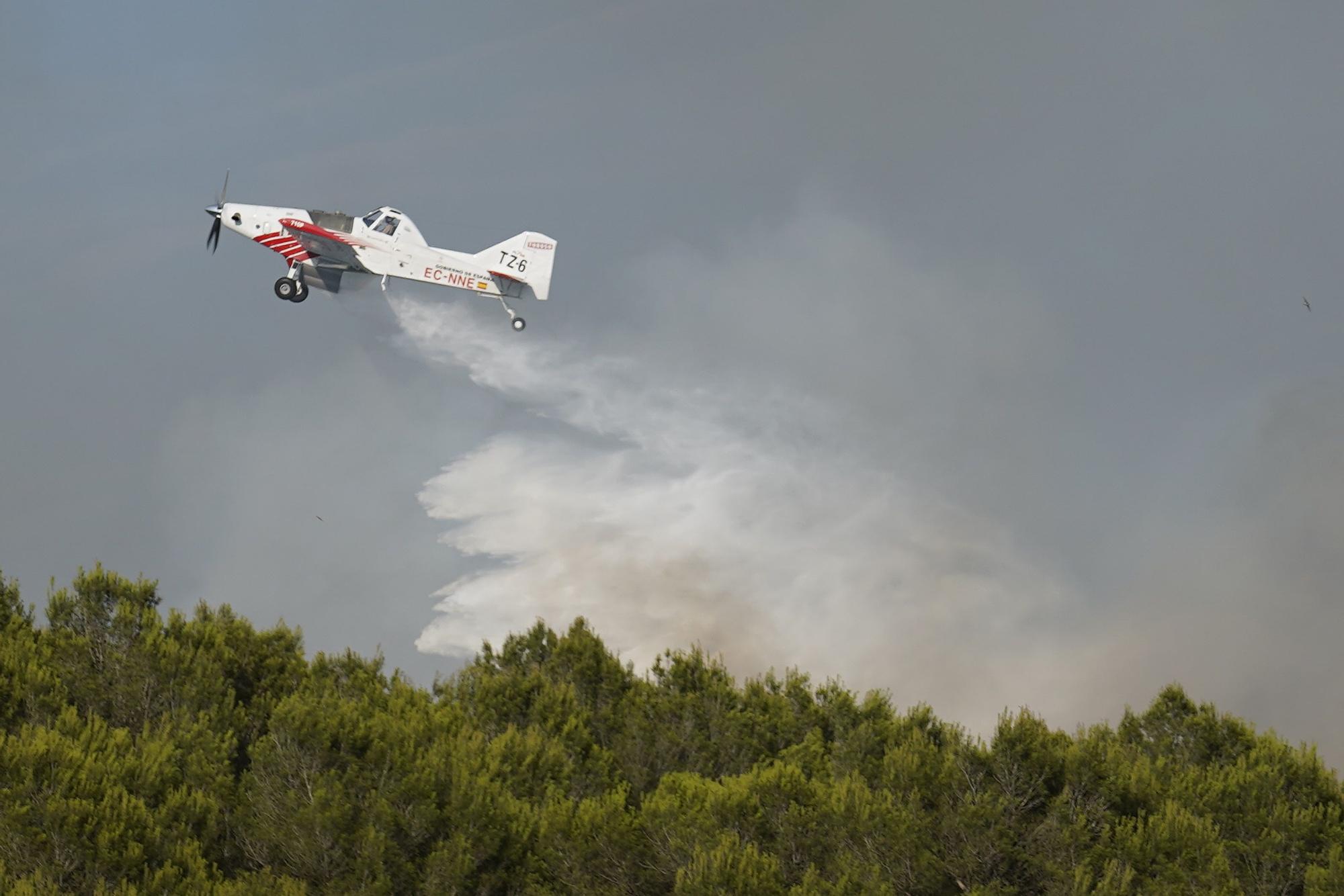 Les imatges de l'incendi de Ventalló i Vilopriu