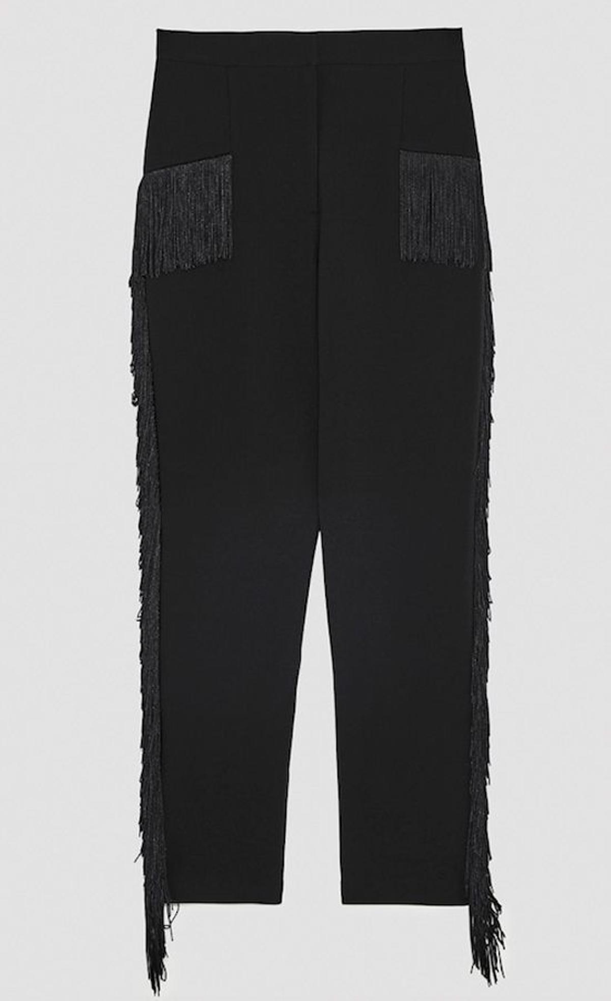 Locos por los flecos: pantalón de Zara