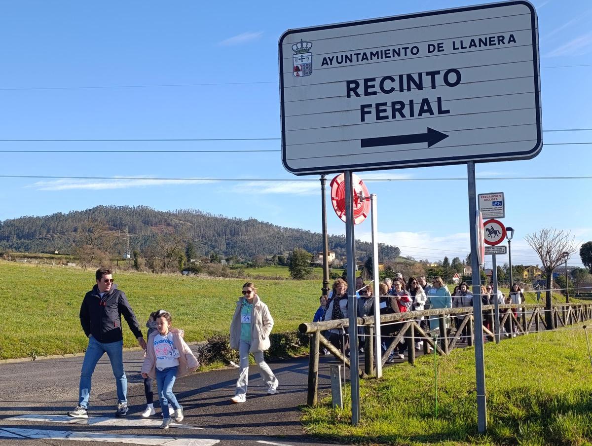 Posada de Llanera marcha a favor de Cáritas