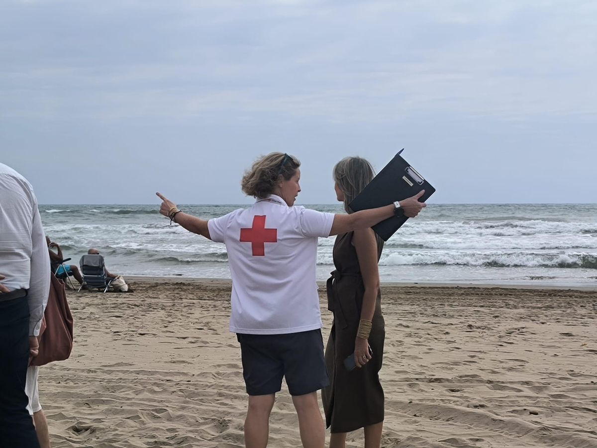 Simulacro en las playas de València