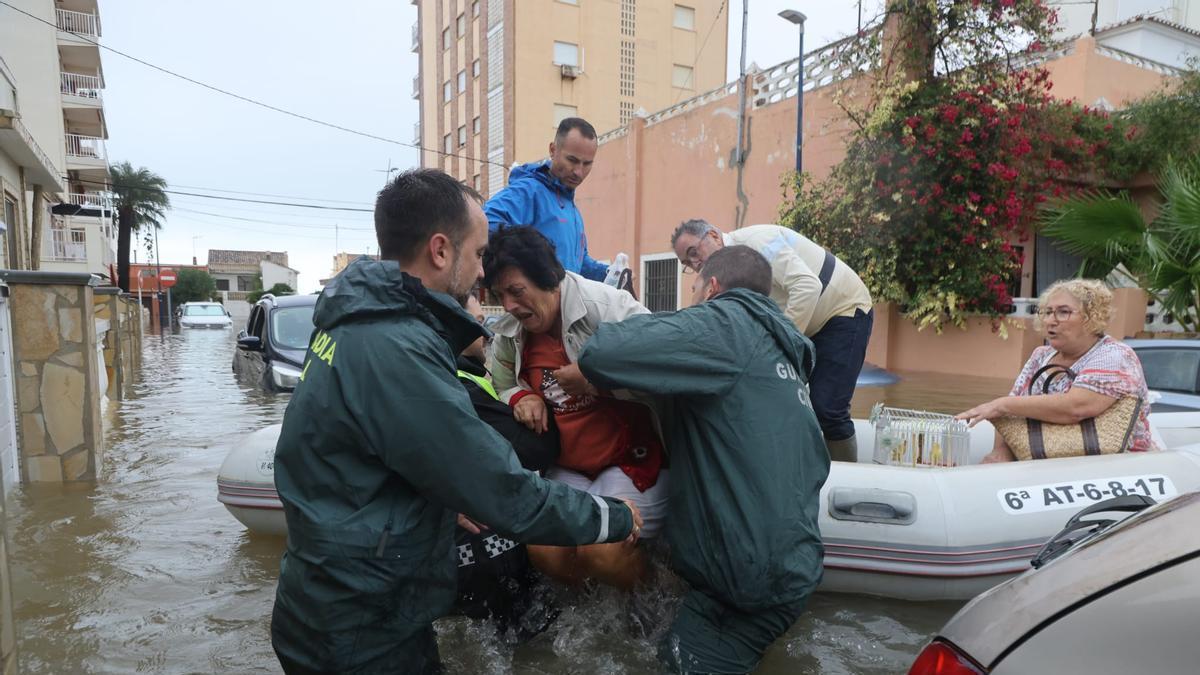 La dana Adam inunda la Safor y la Marina Alta, deja tres muertos, 2.000 evacuados y más de 700 litros por metro cuadrado