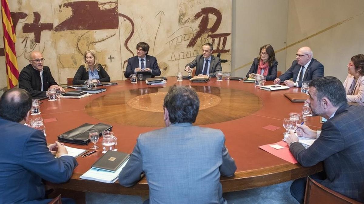 Reunión del Consell Executiu.