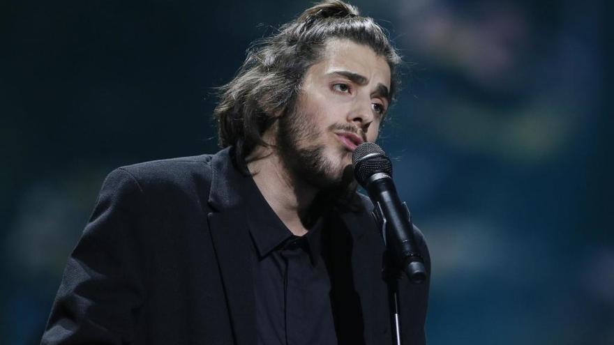 Salvador Sobral en Eurovisión.