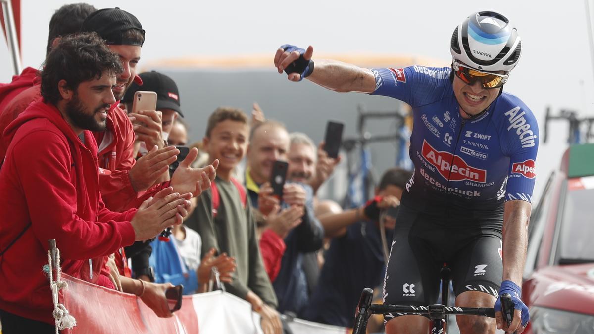 Jay Vine gana la octava etapa de la Vuelta a España.