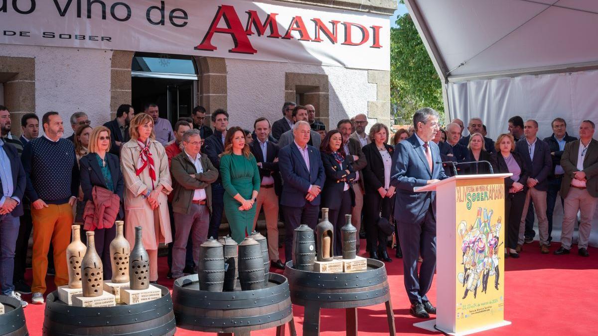 Imaxe da celebración da Feira do Viño de Amandi 2024.
