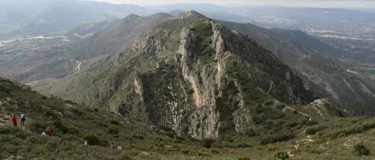 La montaña desde la que se disfruta la Vall