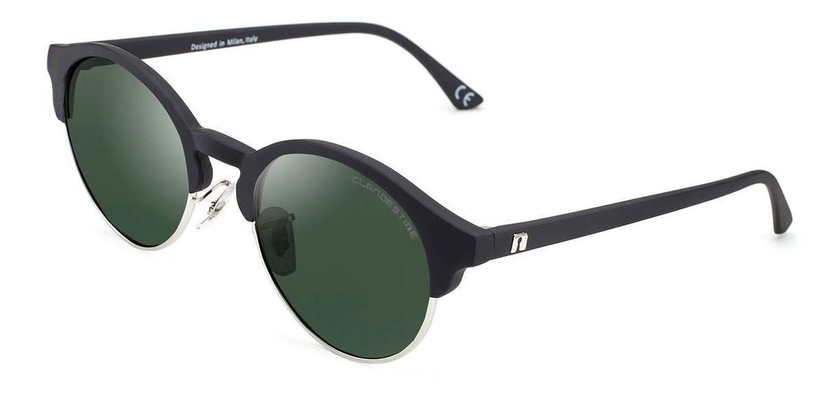 Gafas de Clandestine: Modelo Sferico Matte Black Silver Dark Green 36,99 euros