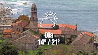 El tiempo en Oia: previsión meteorológica para hoy, domingo 15 de junio