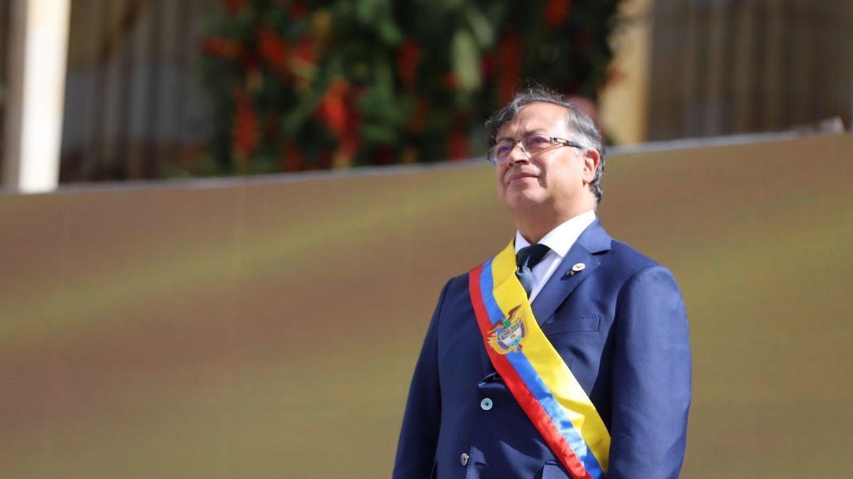 El presidente de Colombia, Gustavo Petro