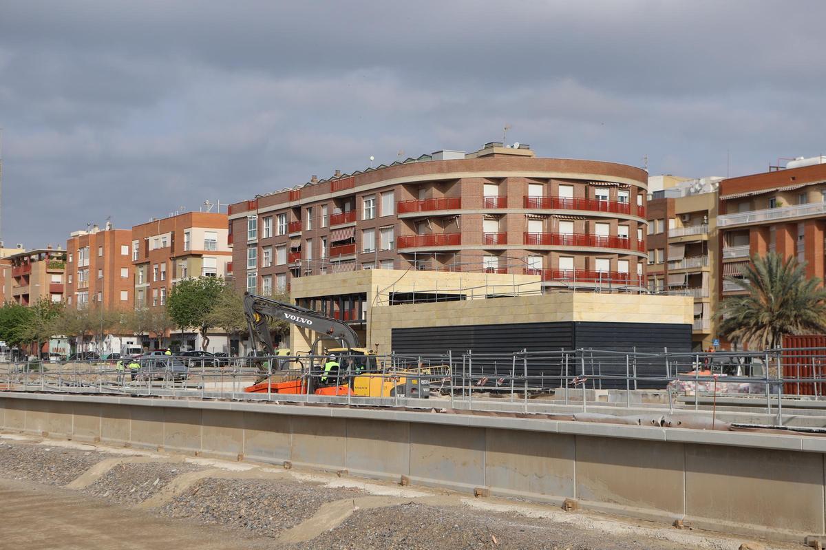 Estación de San Diego desde la Ronda Central.