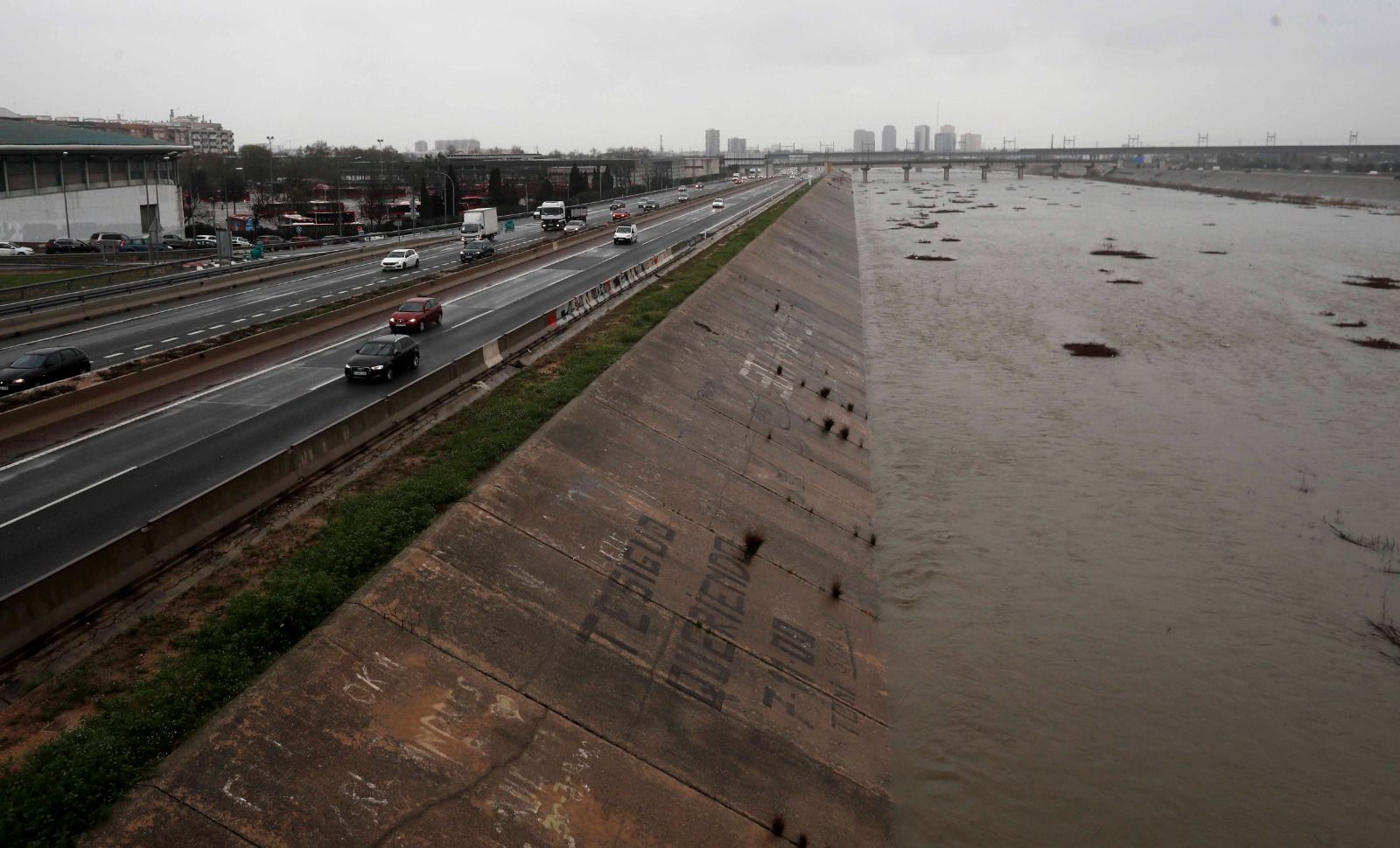 Las imágenes del paso del temporal de luvia por la Comunitat Valenciana