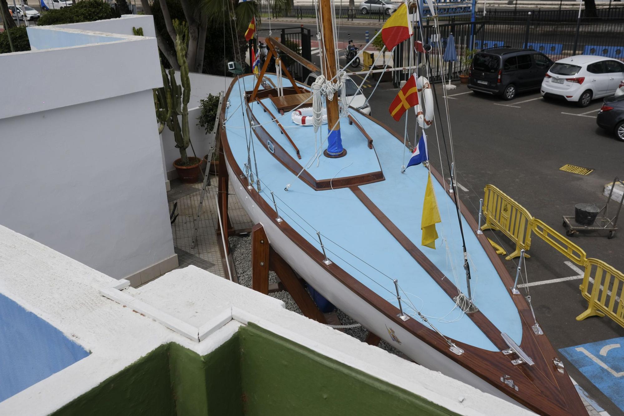 Restauración del barco Tirma