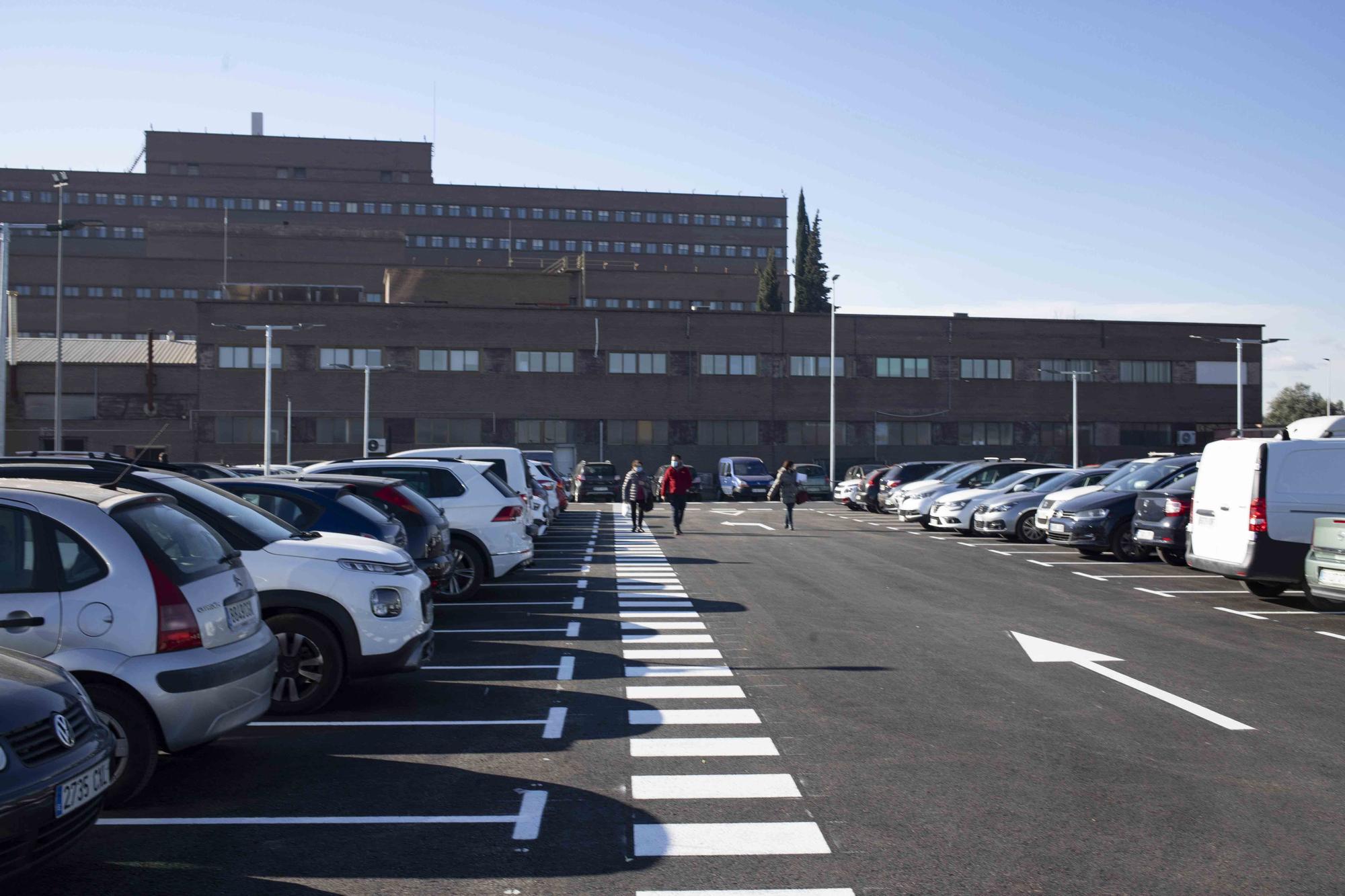 Inauguran el nuevo aparcamiento del Hospital Lluís Alcanyís