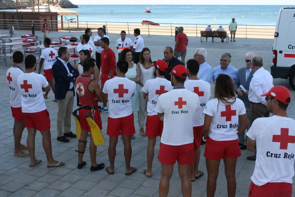 Simulacro de salvamento en Águilas