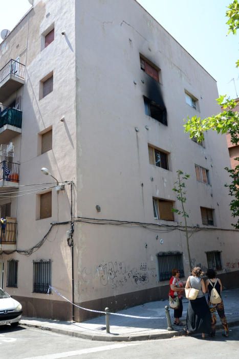 Incendi en un pis a Figueres