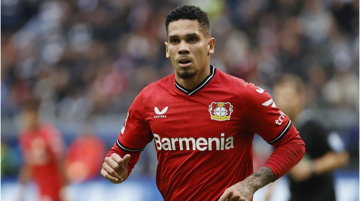 Paulinho, durante su paso por el Leverkusen