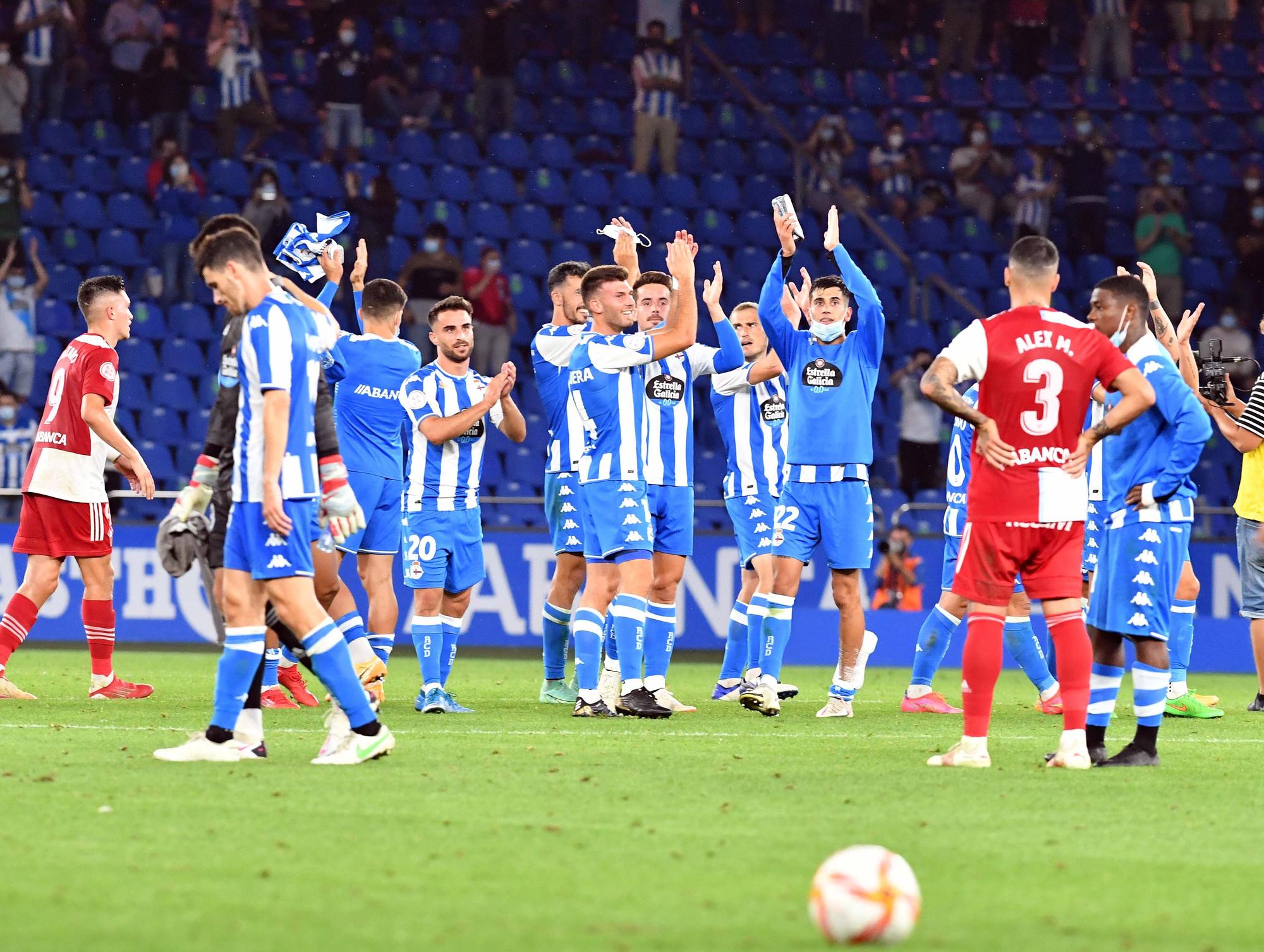 El Dépor golea al Celta B en Riazor