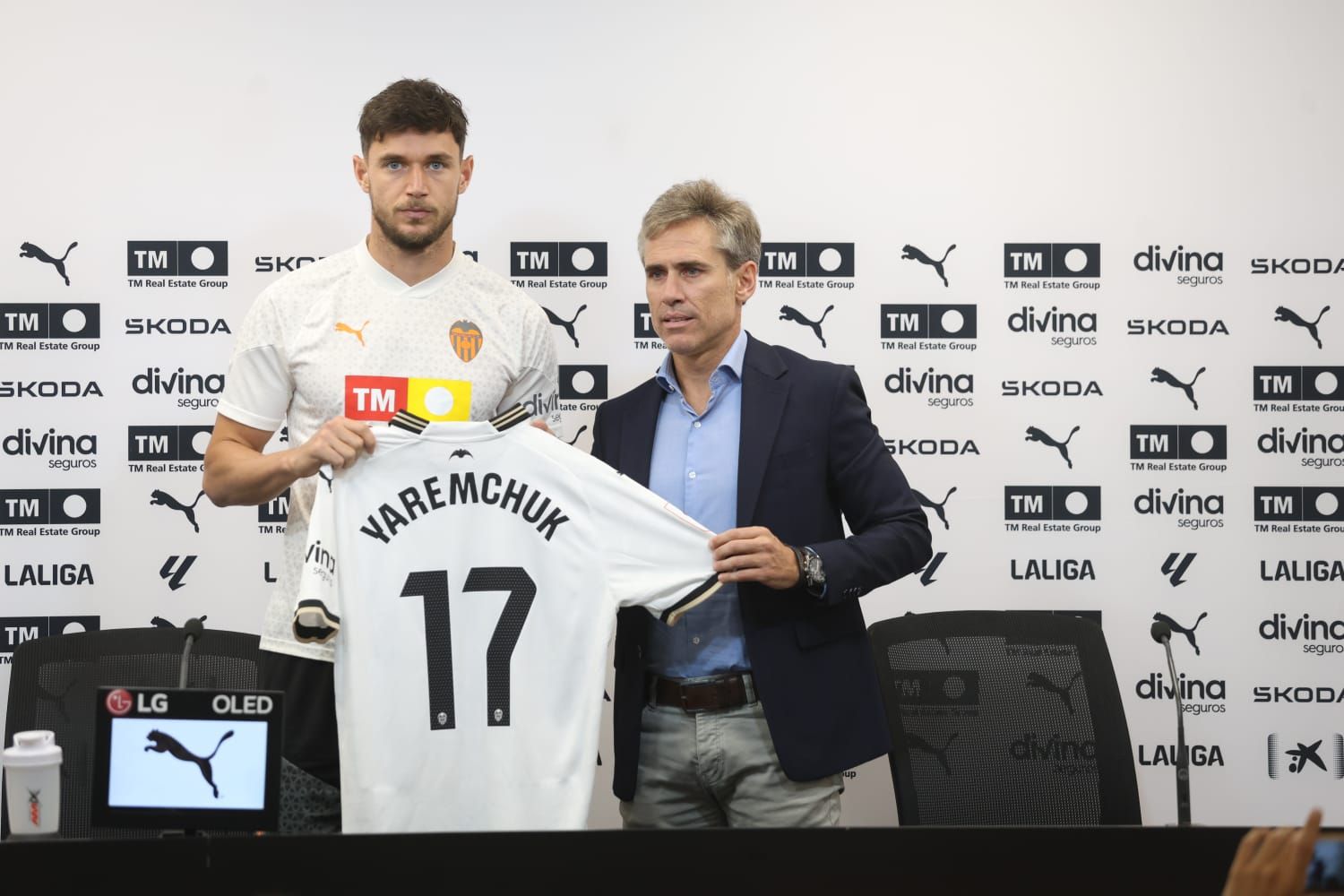 La presentación de Yaremchuk, el nuevo fichaje del Valencia CF