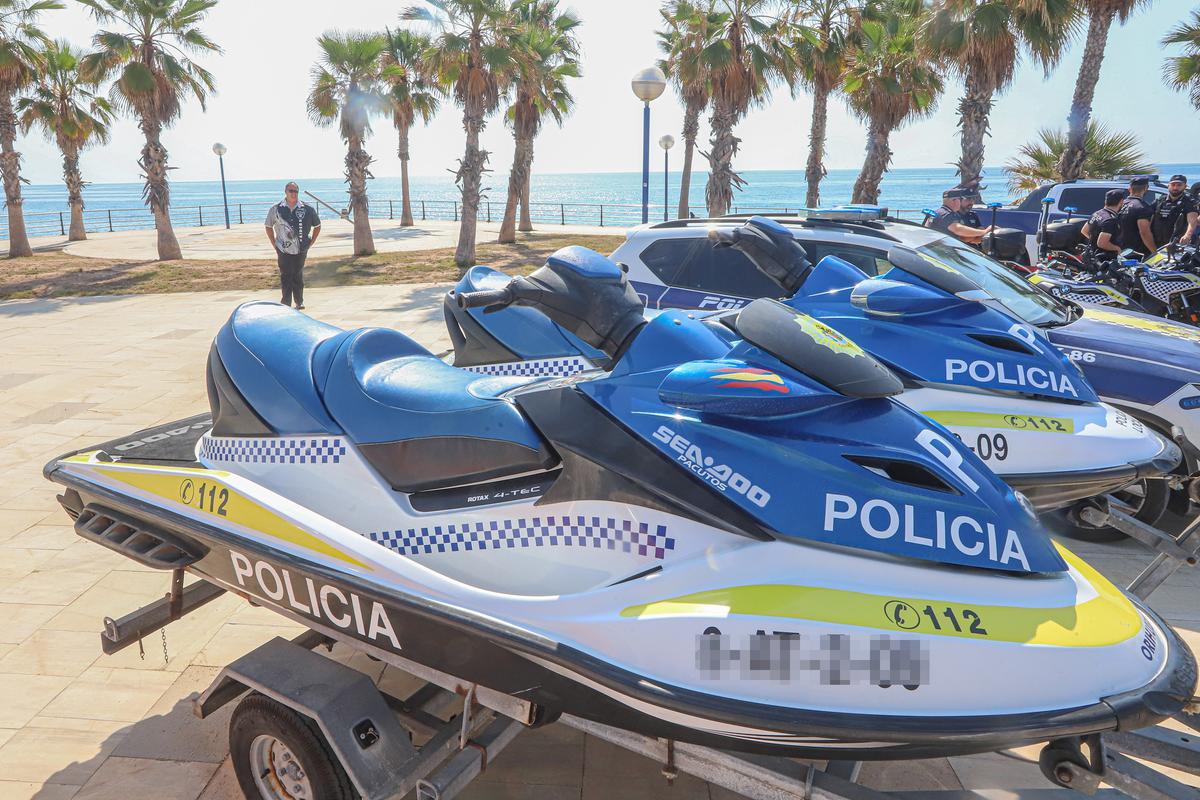 Motos de agua de la Policía Local