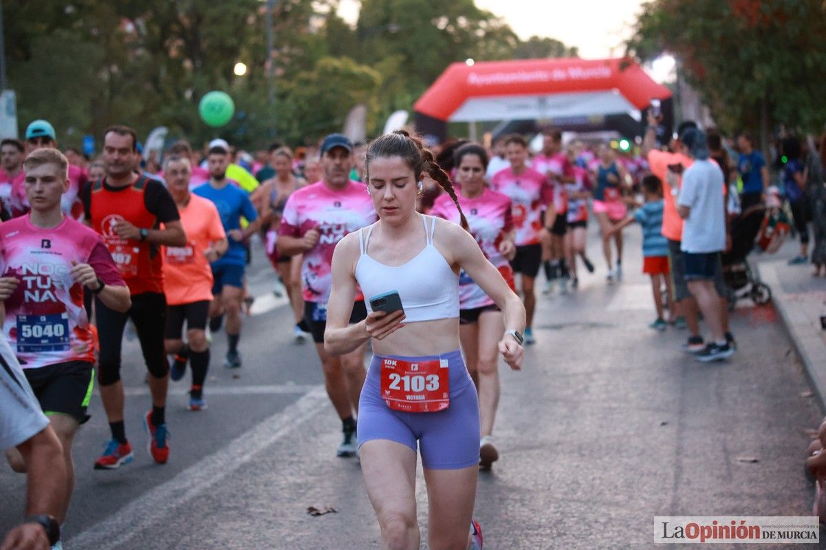 Las mejores imágenes de la carrera nocturna de Murcia