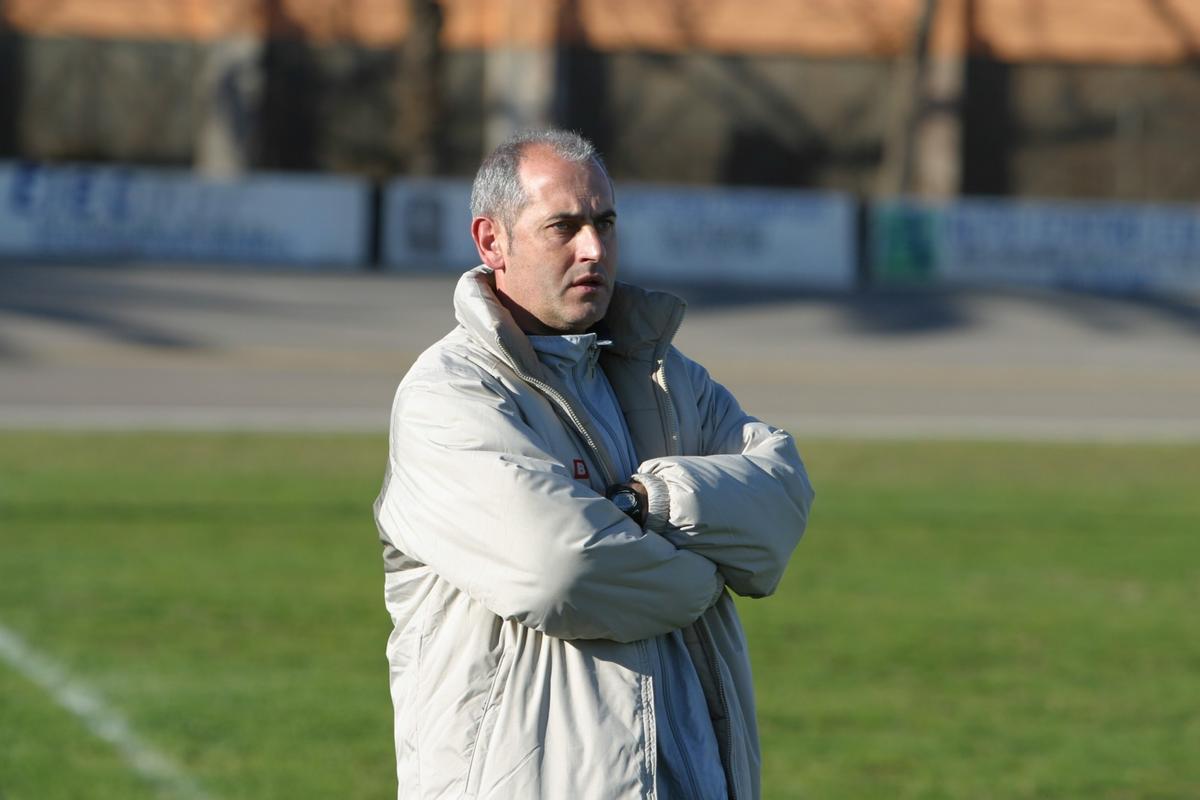 Honorio Gómez, en su etapa como entrenador de la UD Vall de Uxó.