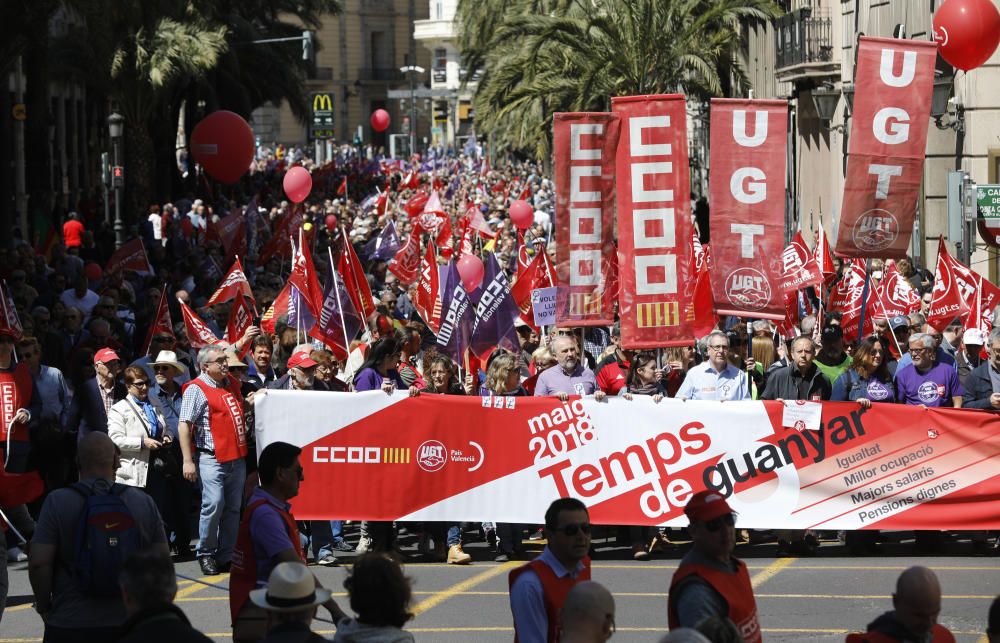 Manifestación 1 de Mayo en València