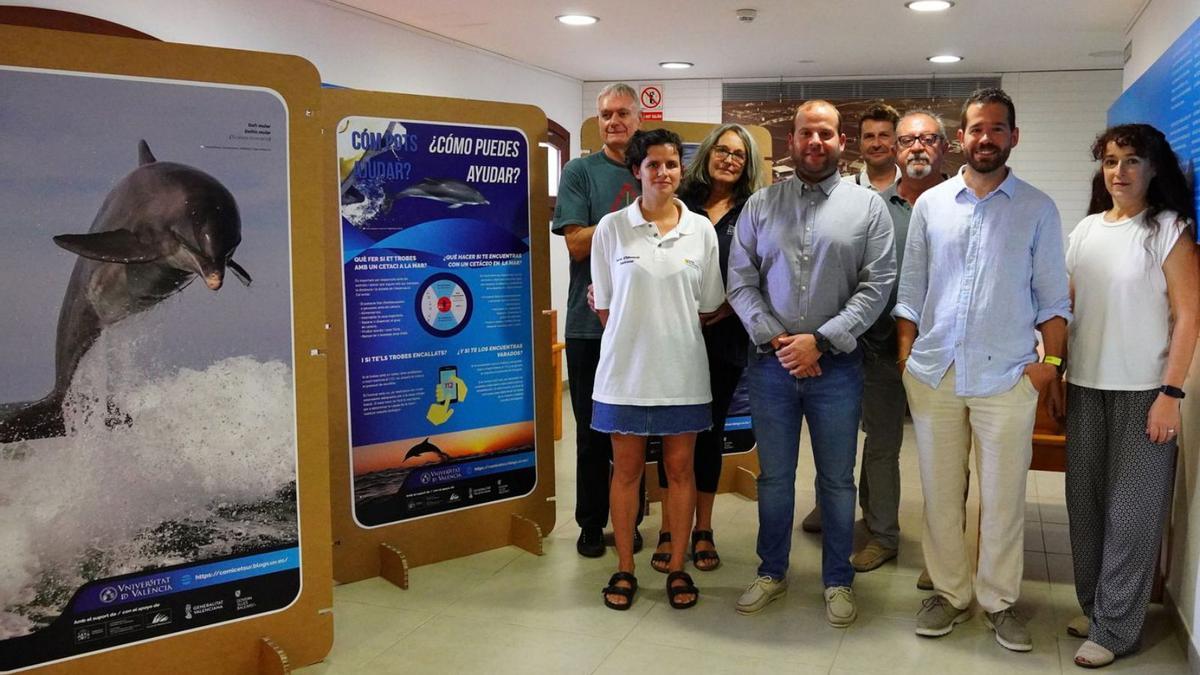 Ayer se inauguró la exposición en el Aula del Mar, en el edificio de Sa Petrolera del Portitxol. | CAIB