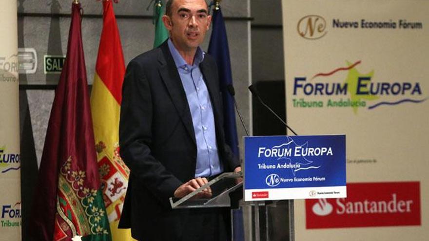 Eduardo Zorrilla durante su intervención en el Fórum Europa.