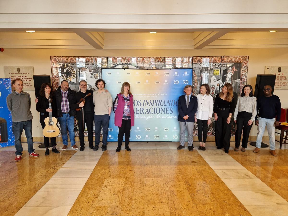 La presentación del 30 aniversario de la Escuela Municipal de Musica María Teresa Prieto.