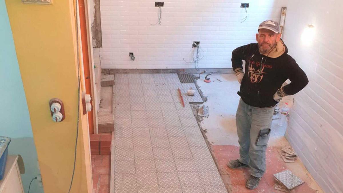 Reformes a l’interior d’una casa, en una imatge d'arxiu.