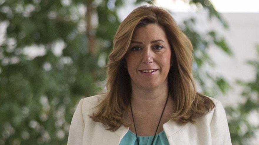 Susana Díaz, hoy en Sevilla.