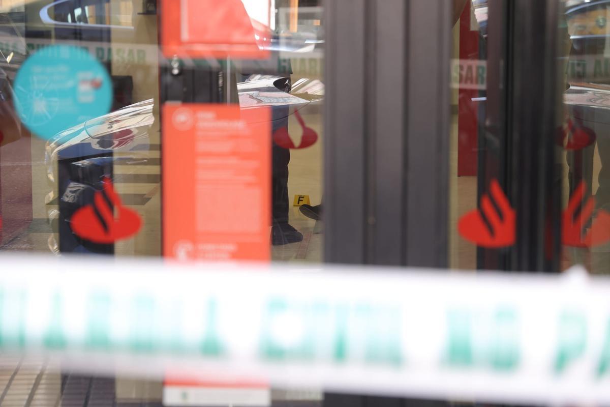Atraco en un banco de Benetússer