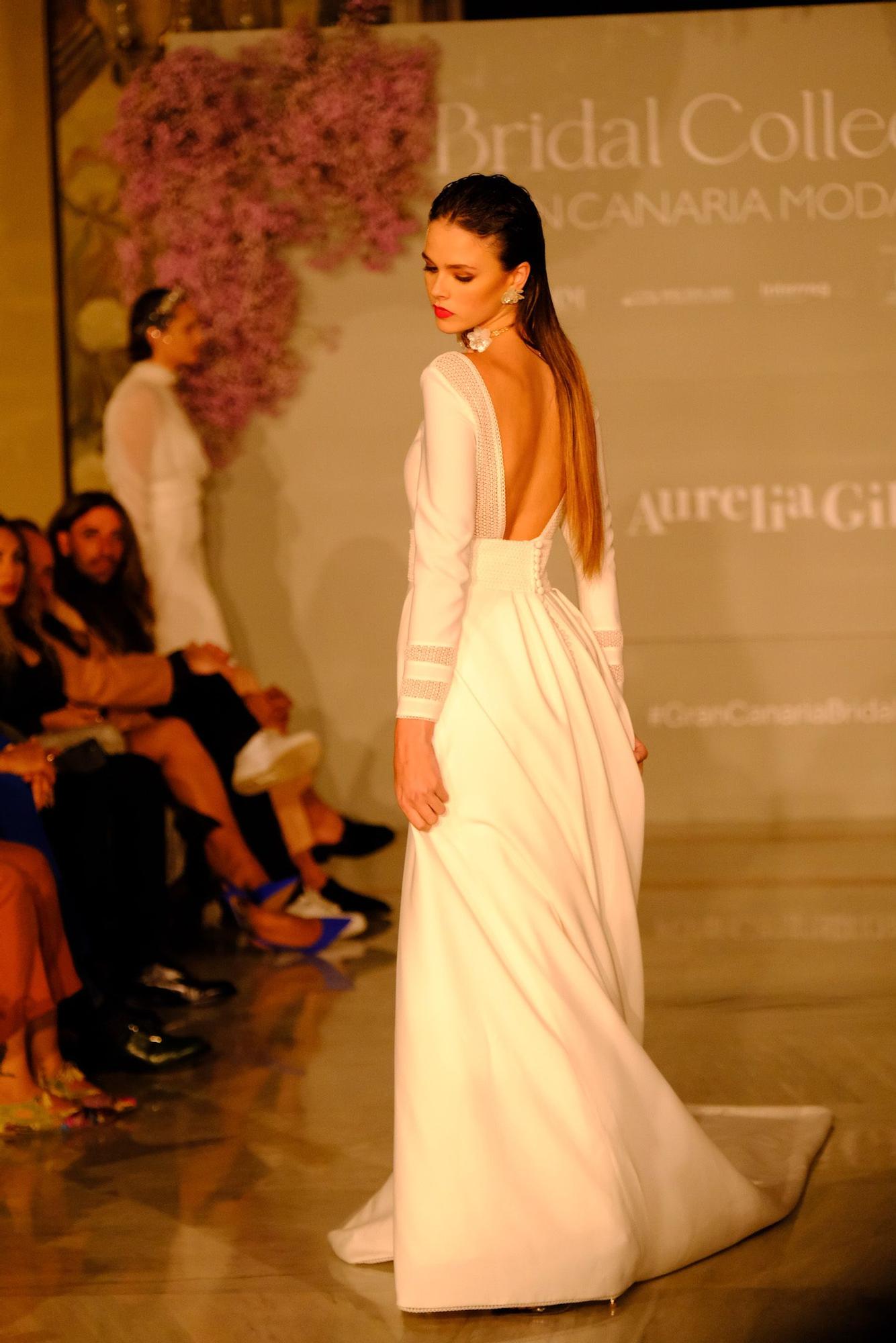 Desfile de Aurelia Gil en la segunda jornada del Bridal Collection Gran Canaria Moda Cálida