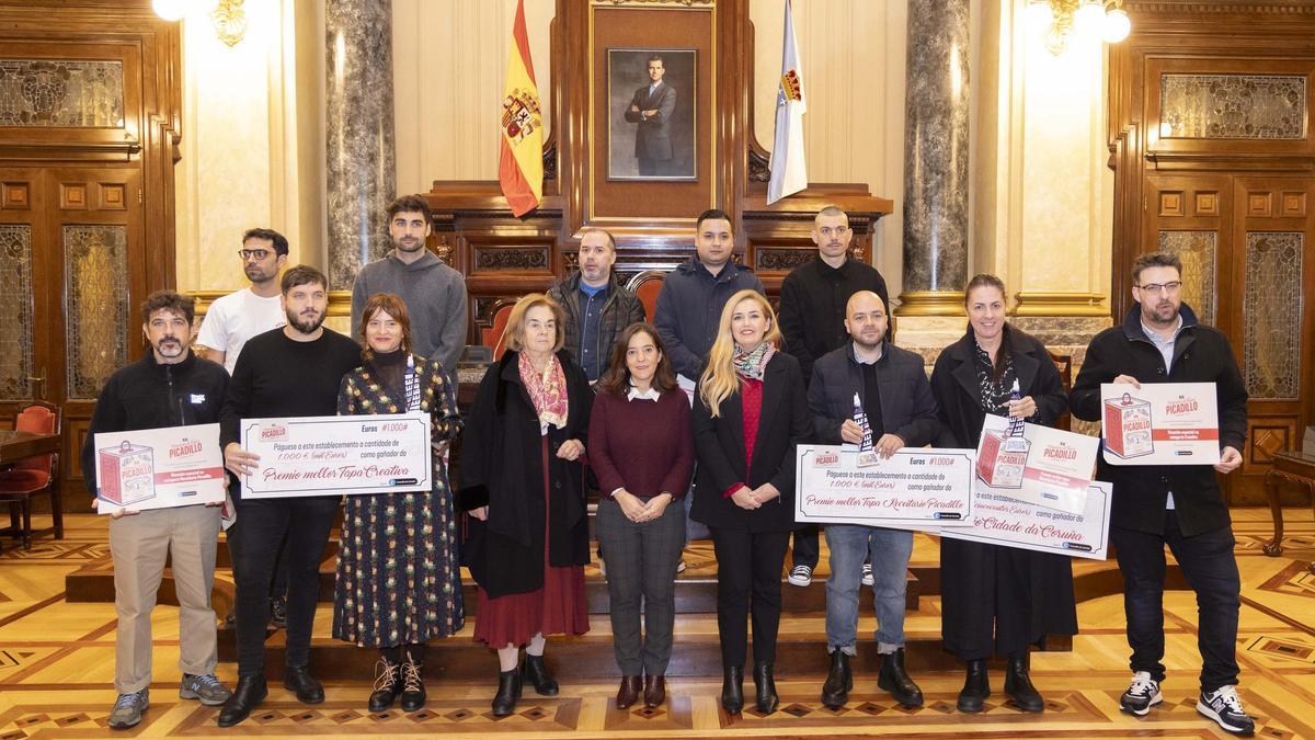 Entrega de los premios Picadillo en el Ayuntamiento.