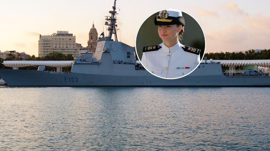 Leonor embarca en la fragata Blas de Lezo desde Las Palmas para su primer ejercicio con fuego real