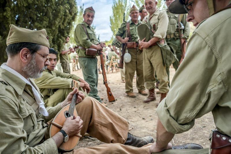 Recreación de la batalla del Ebro en Fayón