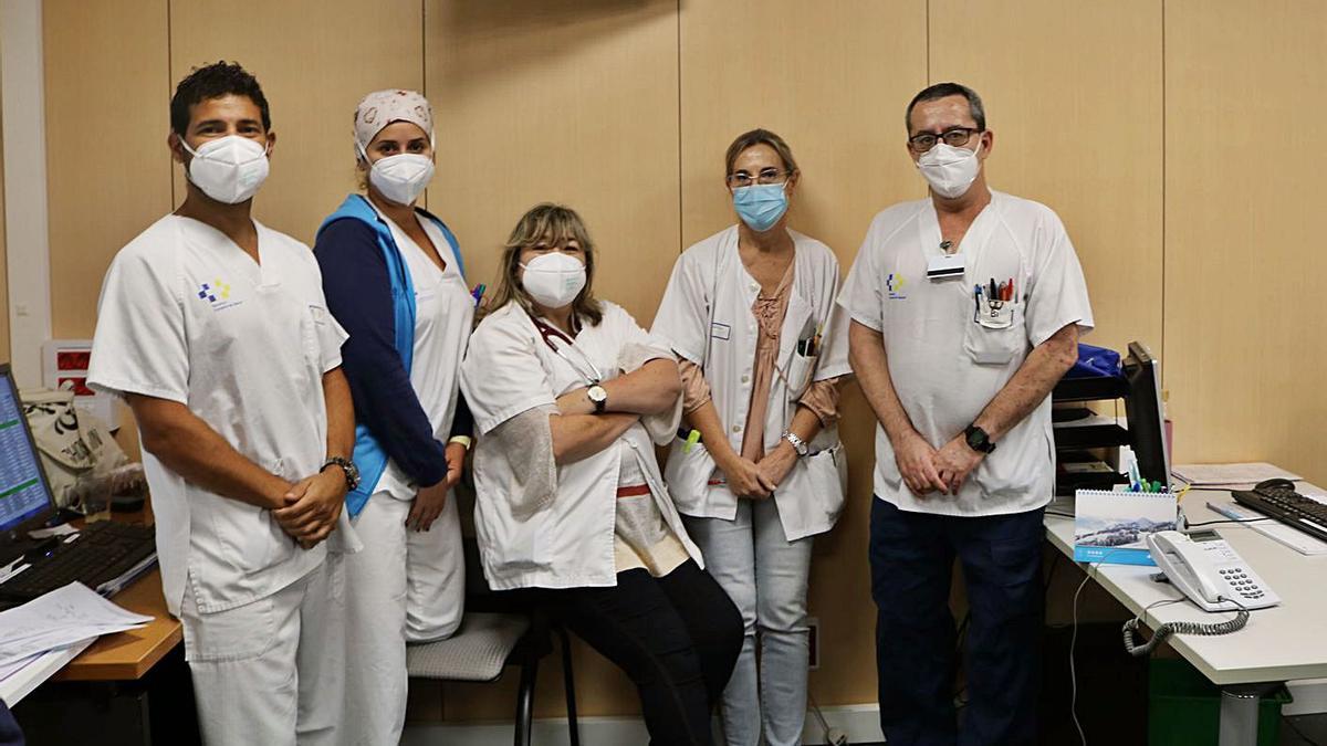 Integrantes del equipo HADO del hospital Doctor José Molina Orosa. | | LP/DLP