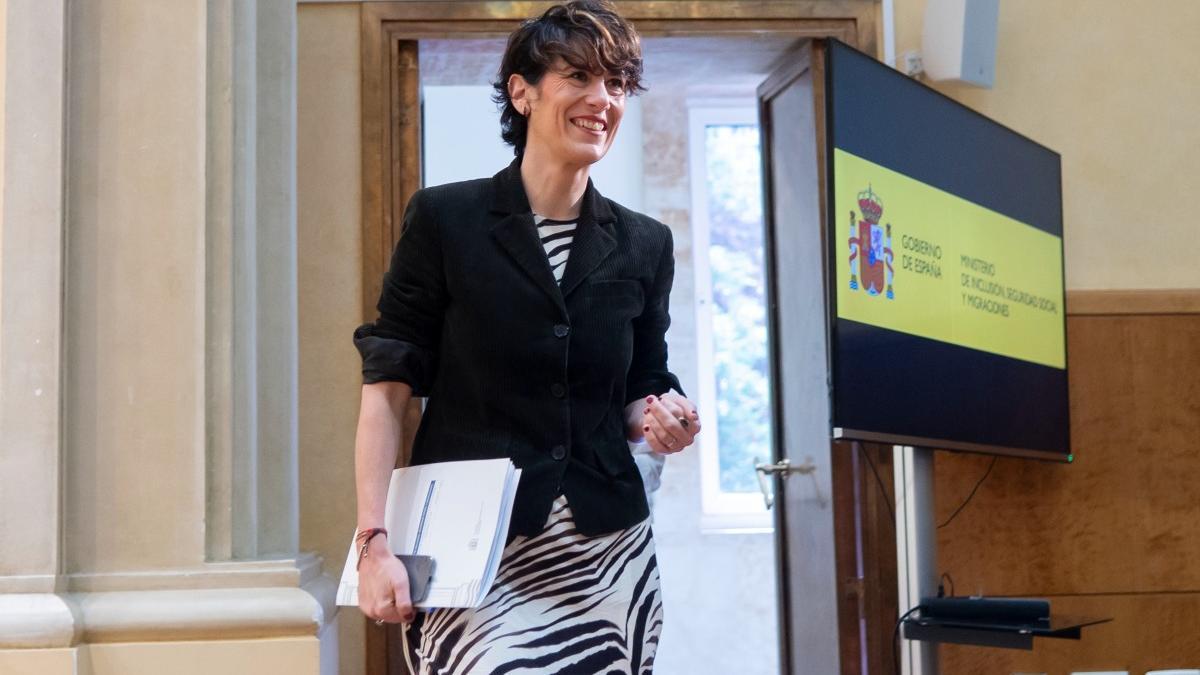 Elma Saiz, ministra de Inclusión, Seguridad Social y Migraciones de España