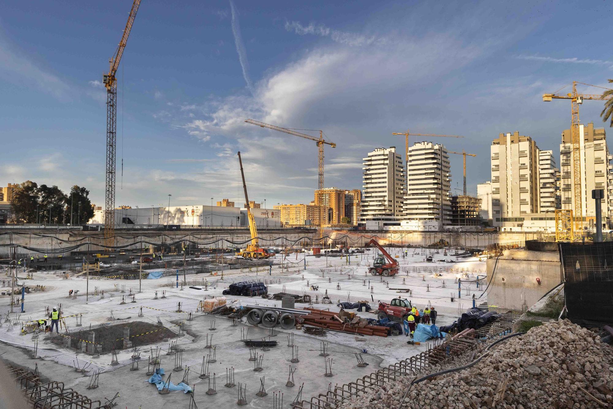 Así están las obras del Casal España Arena de València