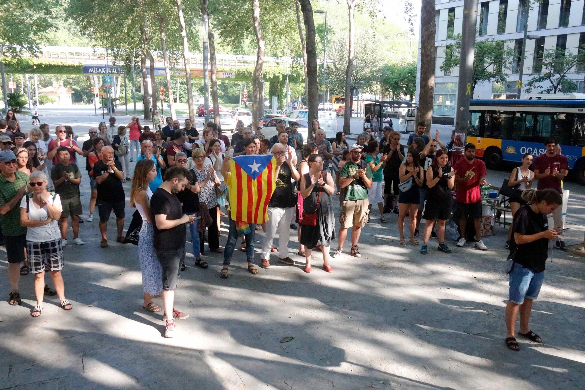 Jutgen l'única encausada per la manifestació que va tallar el TAV a Girona el dia de la sentència de l'1-O