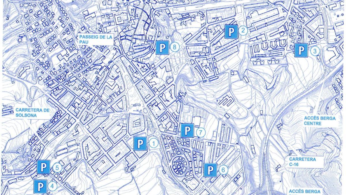 Mapa d&#039;àrees d&#039;aparcament