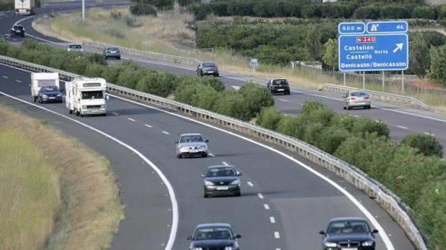 Autopista de peaje a su paso por la provincia de Castelló.