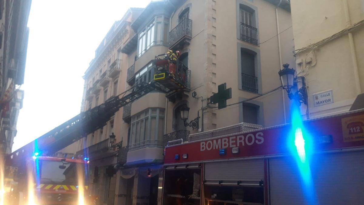 Incendio de una vivienda en Jaca