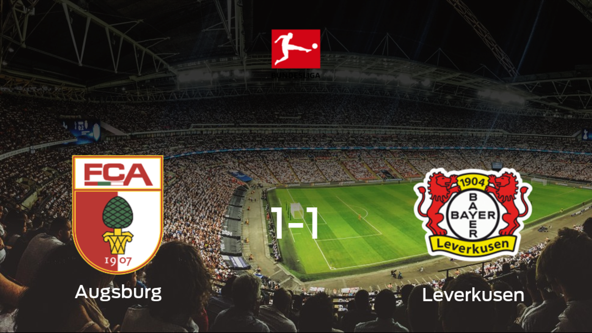 El FC Augsburg y el Bayer Leverkusen empatan 1-1 y se reparten los puntos