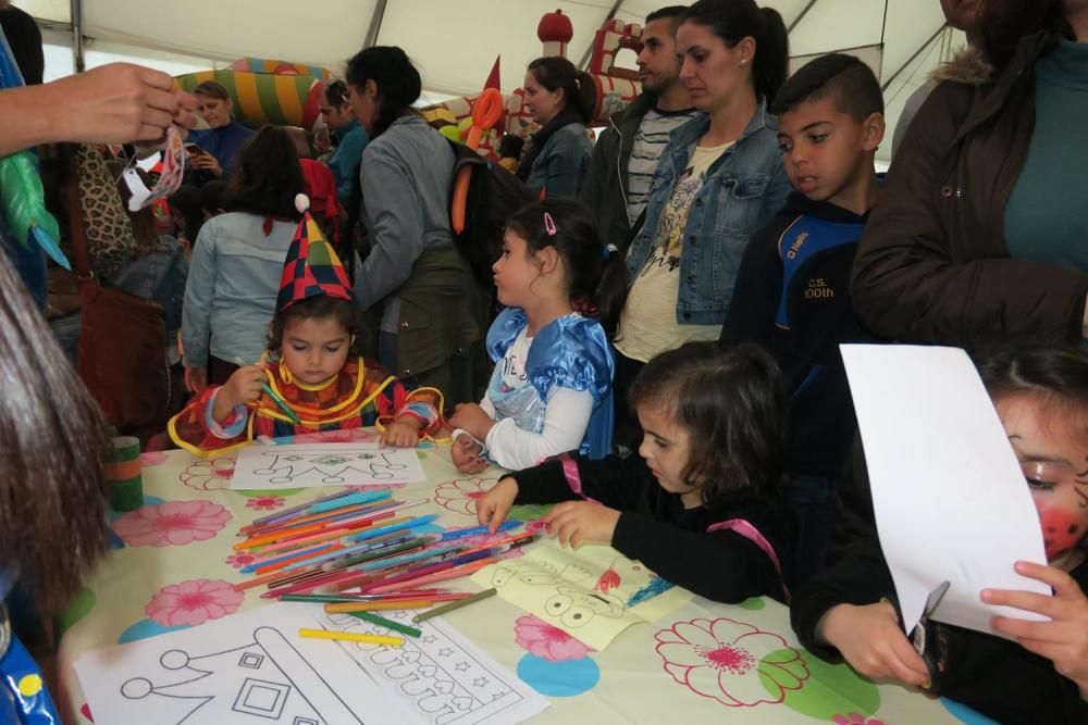 Los niños fueron los protagonistas ayer en el Carnaval de Arrecife