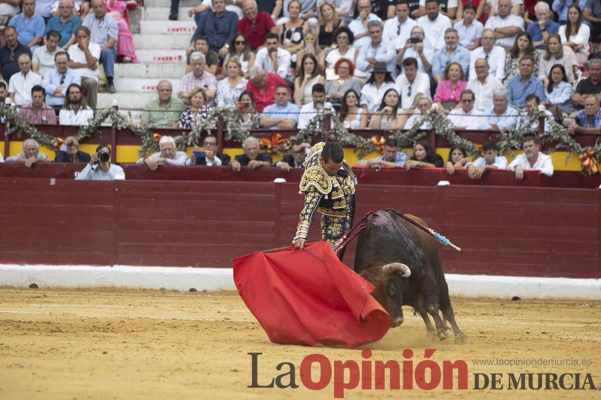 Cuarta corrida en la Feria Taurina de Murcia (Castella, Manzanares y Ureña)