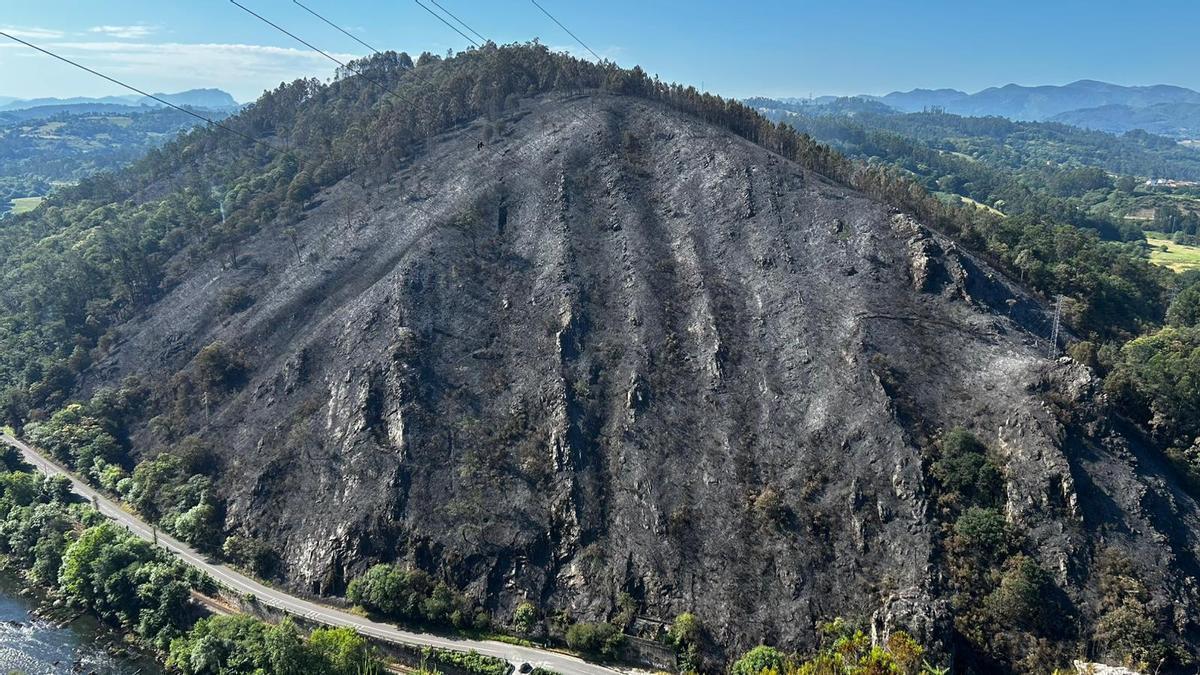 VÍDEO: Así se ve Peñaflor tras el incendio de Grado