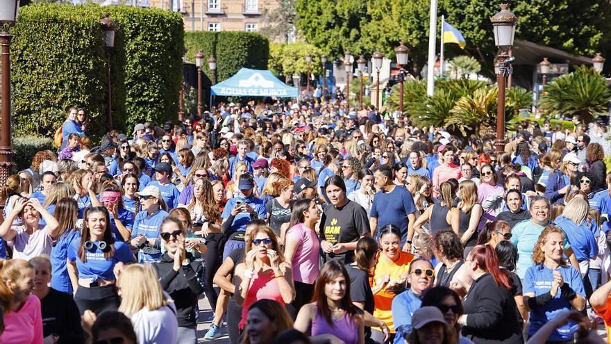 Las imágenes de la clase de zumba tras la Carrera de la Mujer