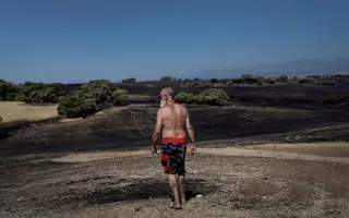 Incendio en la zona de Méntrida.