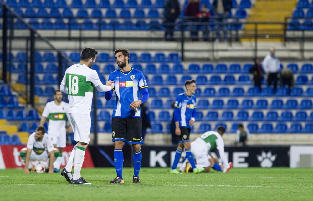 El derbi entre el Hércules y el Elche CF en imágenes